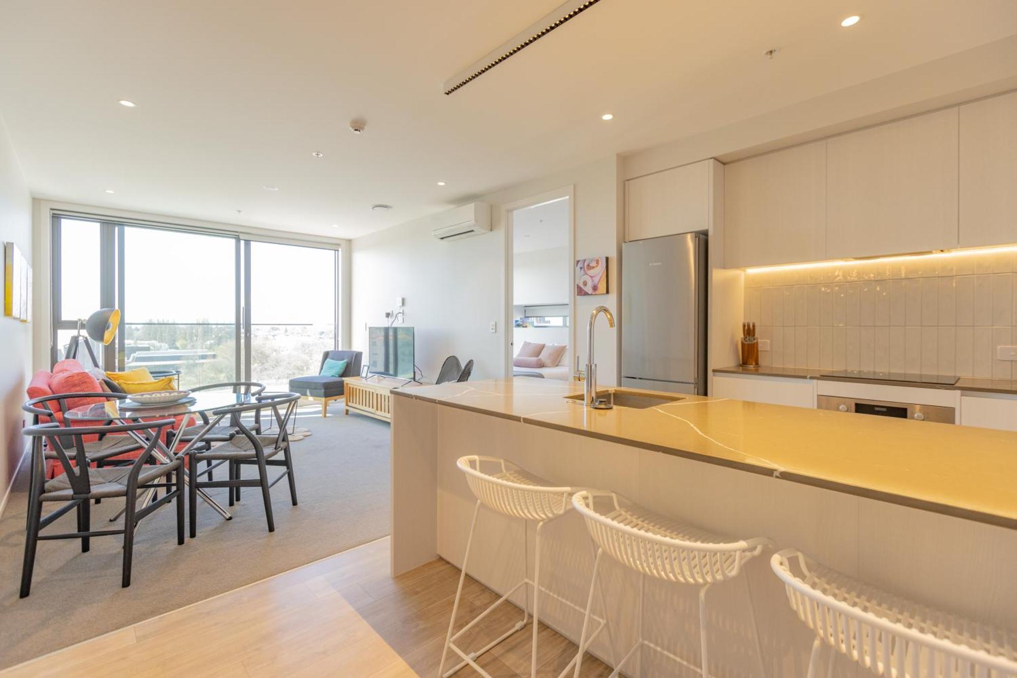 Luxury 2 Bedroom Cbd Apartment With Free Parking Christchurch Exteriör bild