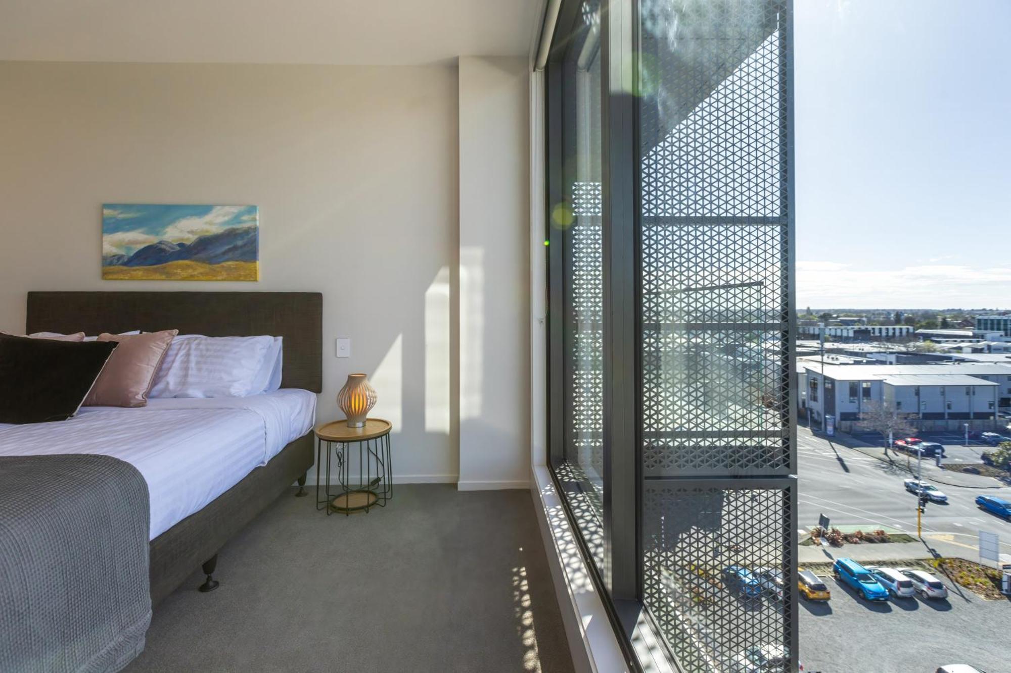 Luxury 2 Bedroom Cbd Apartment With Free Parking Christchurch Exteriör bild