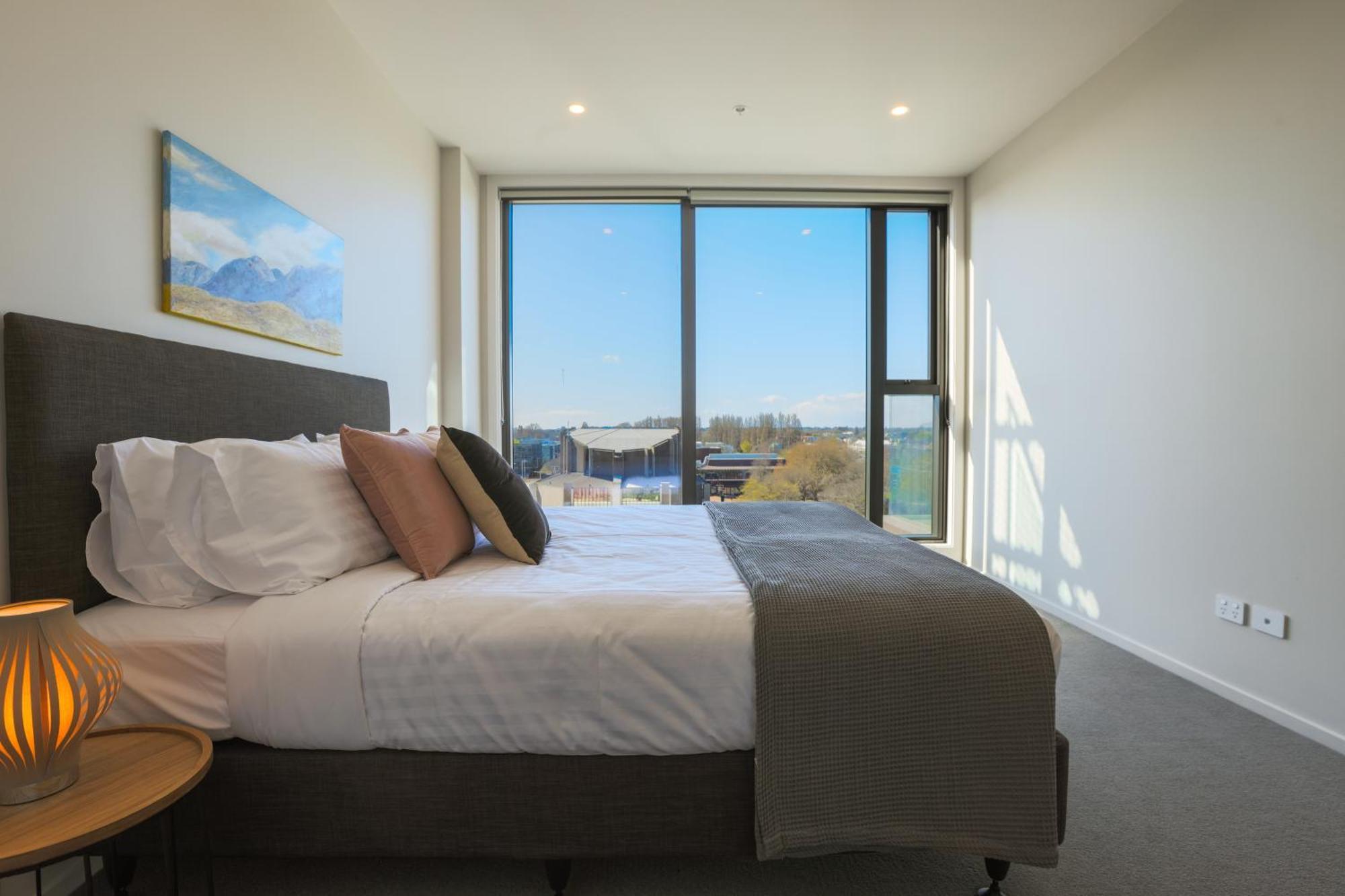 Luxury 2 Bedroom Cbd Apartment With Free Parking Christchurch Exteriör bild